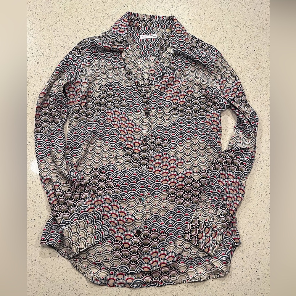 Silk Equipment Blouse